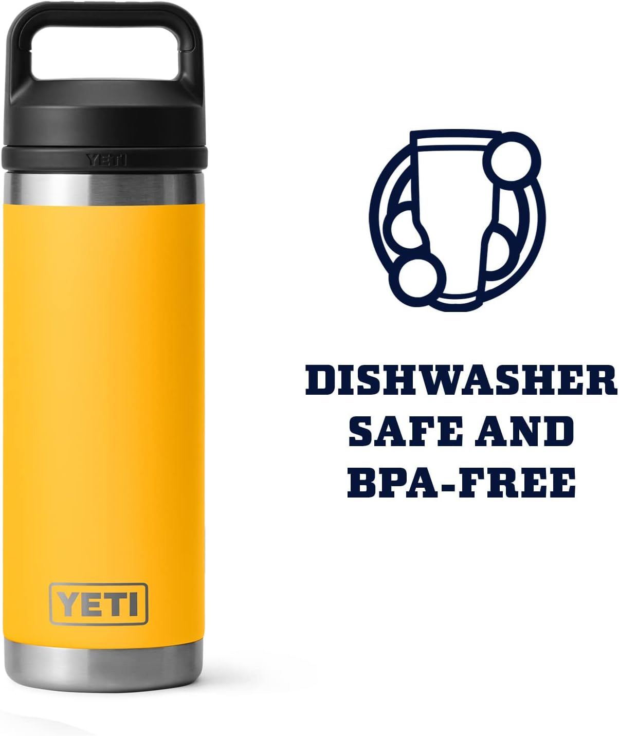 Communicates that the product is dishwasher safe and BPA-free, reassuring shoppers about ease of cleaning and health safety. Highlights the convenience and safety benefits of the product in a…