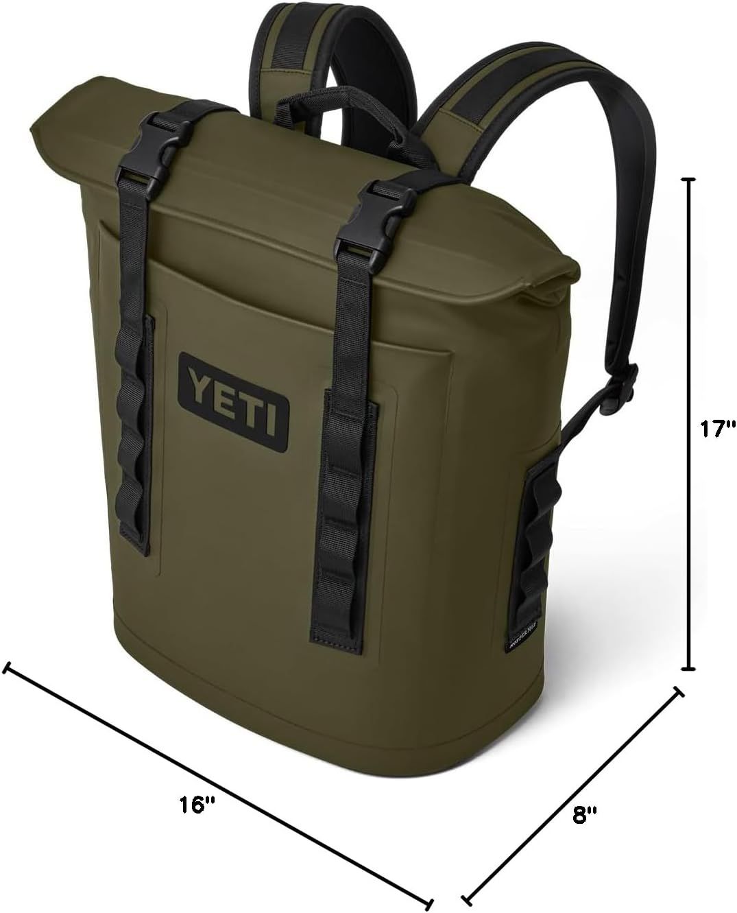 Provides exact dimensional measurements of the backpack to help shoppers understand the physical size and capacity of the product.
