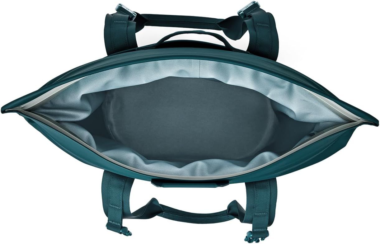 Shows the spacious interior and wide opening of the bag to reassure shoppers about storage capacity and ease of access.