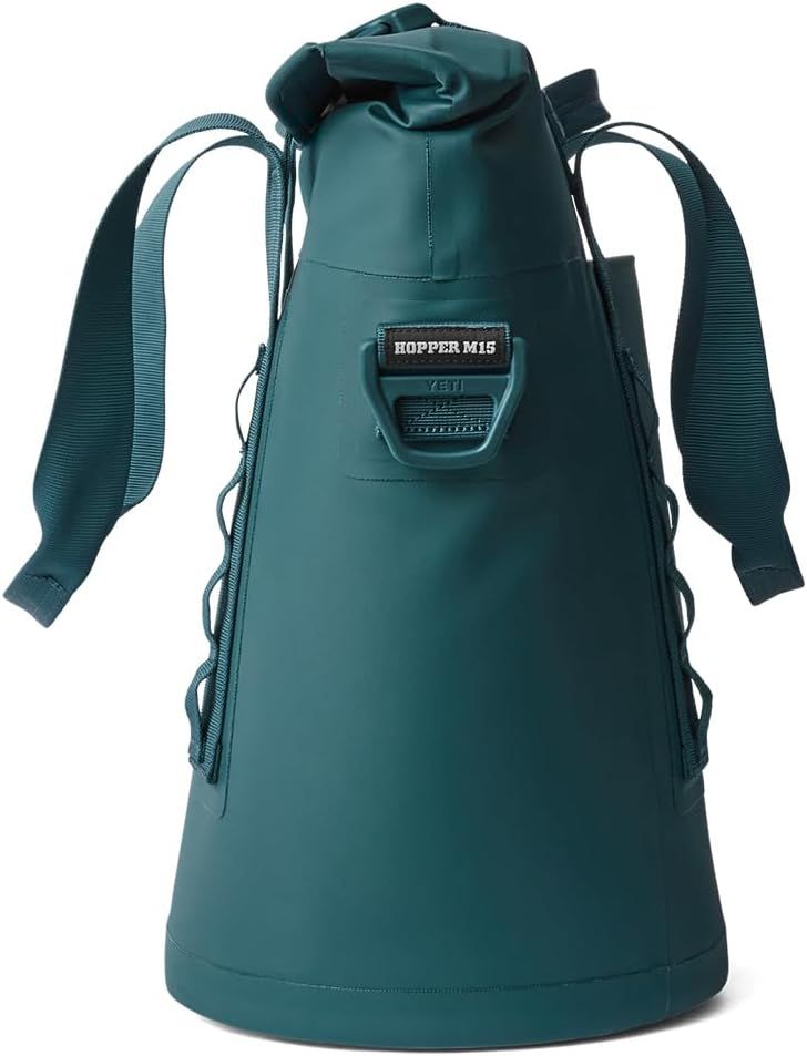 Provides a clean catalog-style view of the product from the back to show the backpack straps and overall design.
