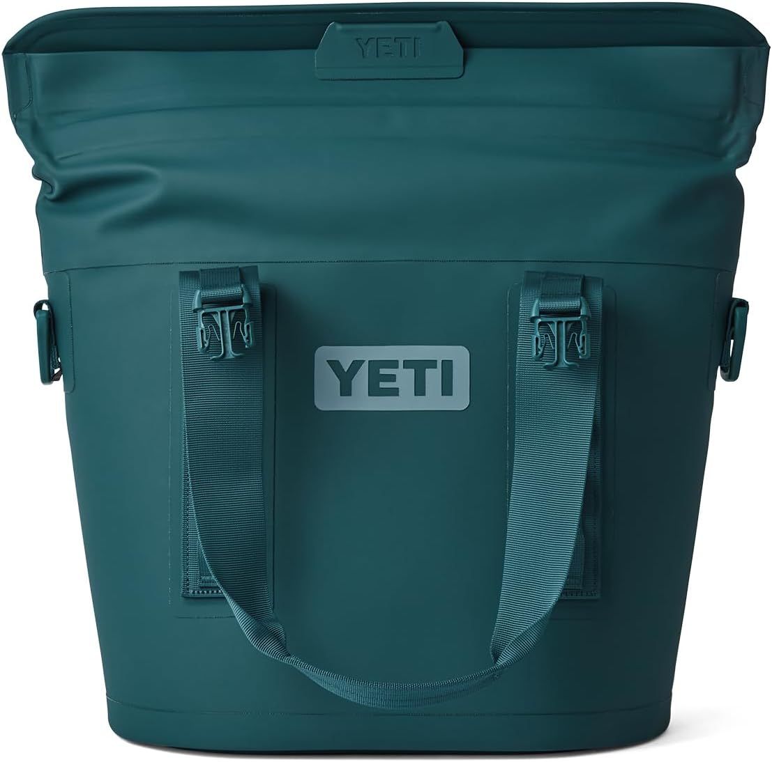 Provides a clean catalog-style view of the product from the front to show the handles, logo, and overall design.