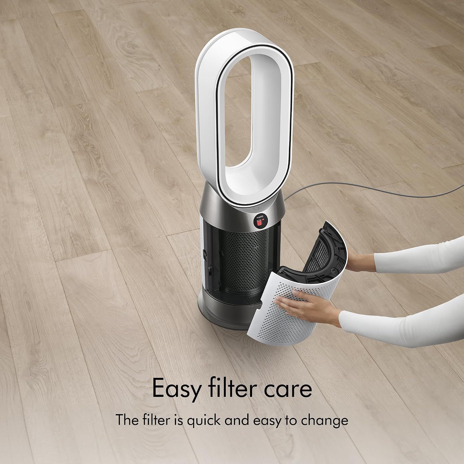 Demonstrates the simple, user-friendly filter maintenance process to reassure customers that upkeep is quick and hassle-free.