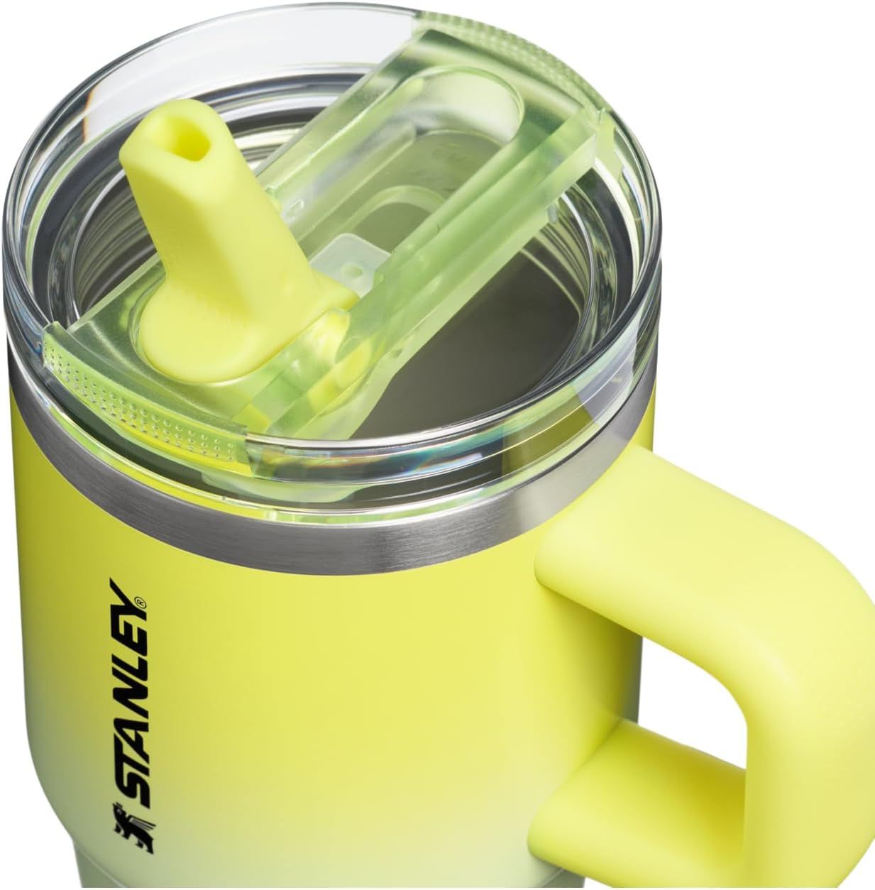 Provides a clean, catalog-style view of the product showing the flip straw lid mechanism and overall design.