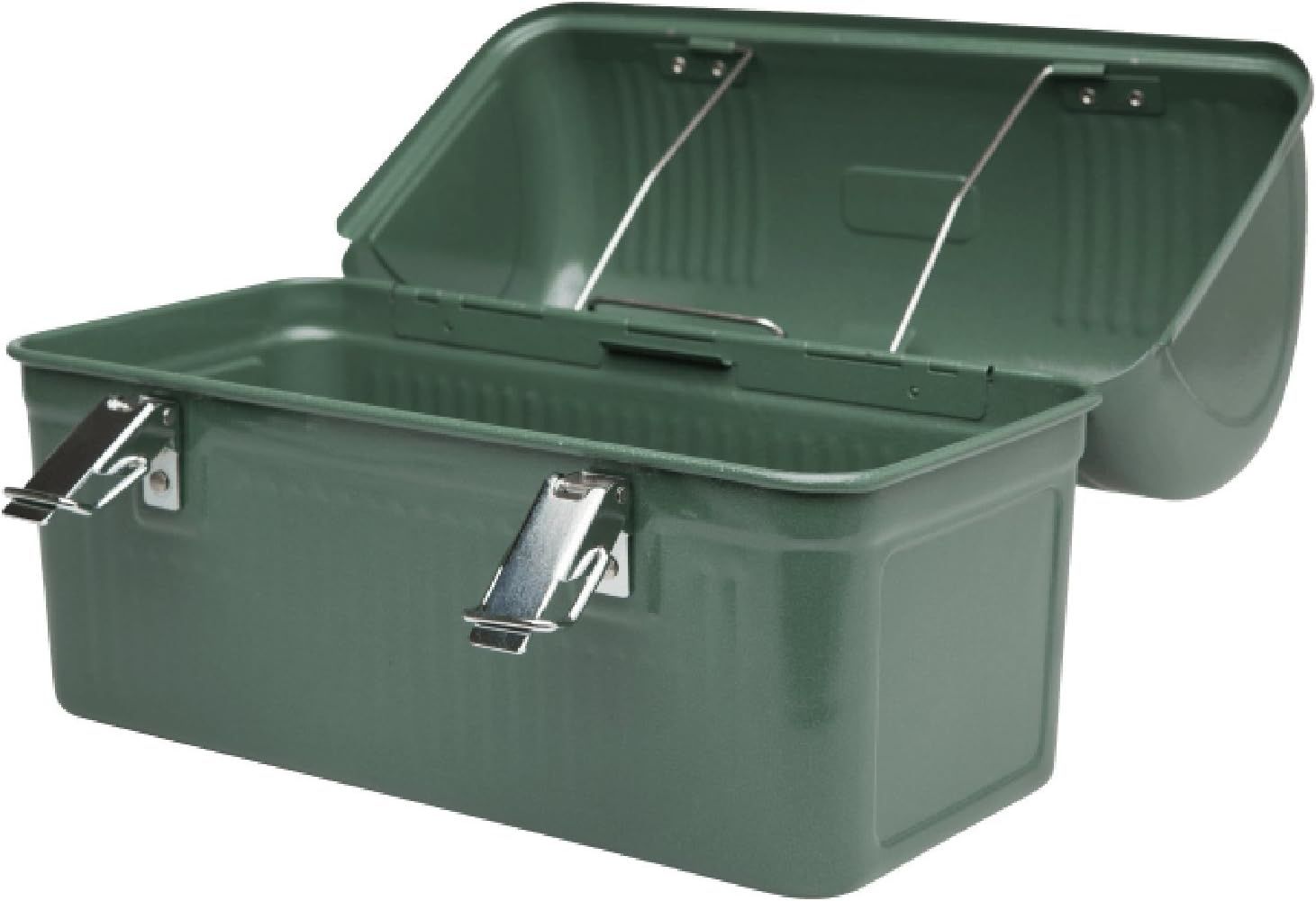 Displays the internal structure of the lunch box, showing the compartments and organizational layout to help shoppers understand storage capacity and design.