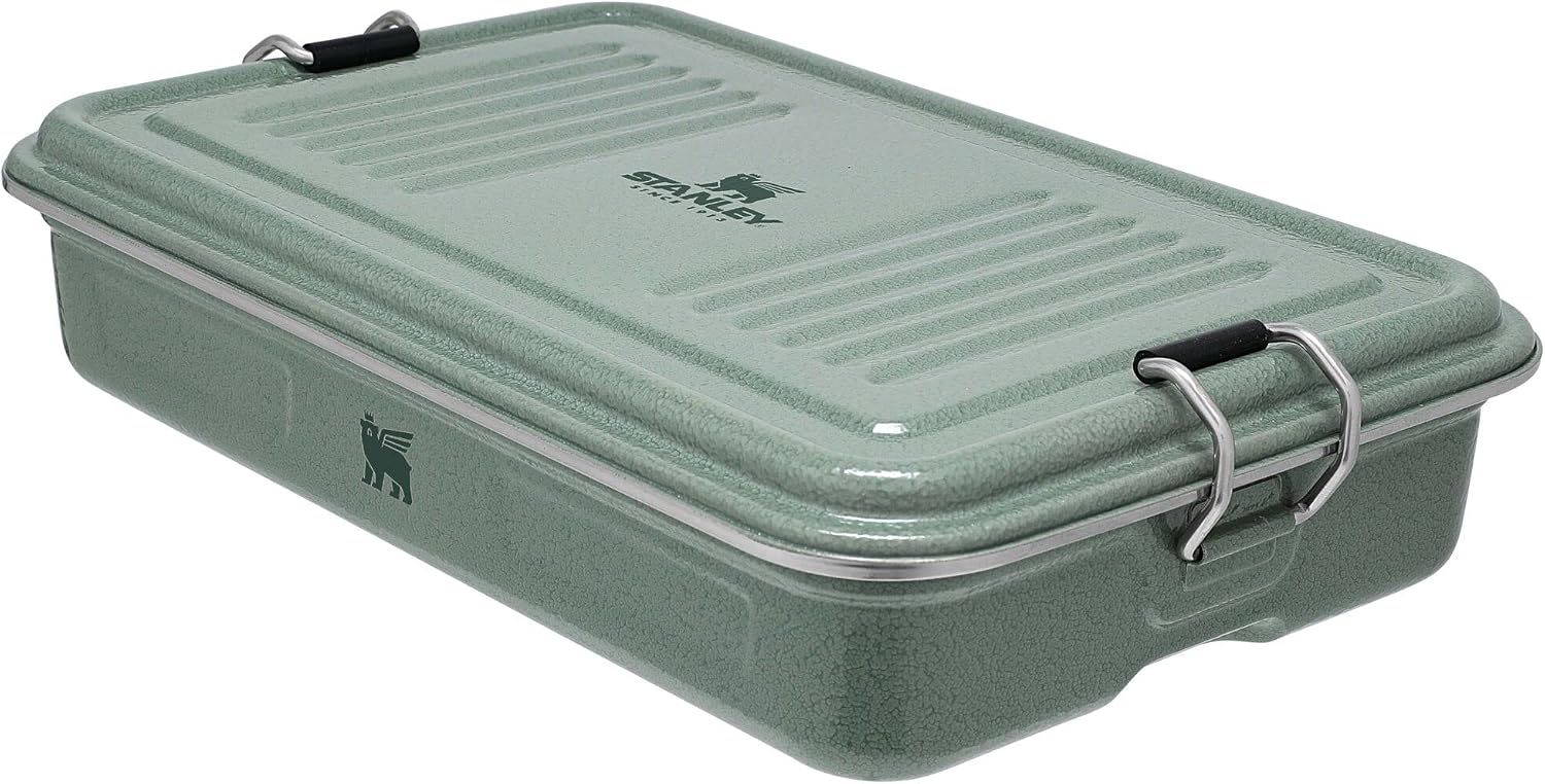 Shows the product with its lid closed on a white background, allowing shoppers to see the complete product form.