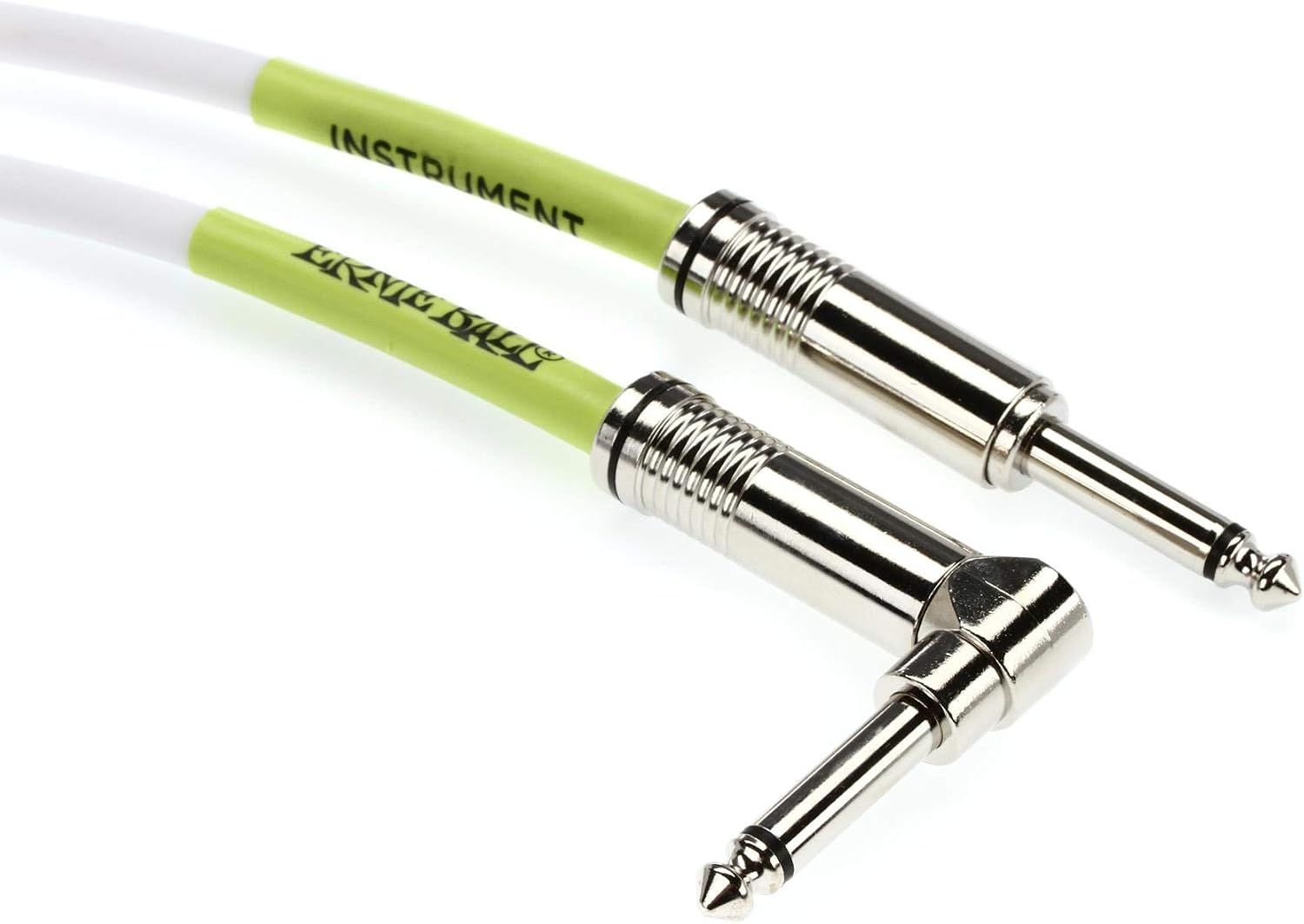 Shows both connector types on a plain white background so shoppers can see the plug styles and cable colour.