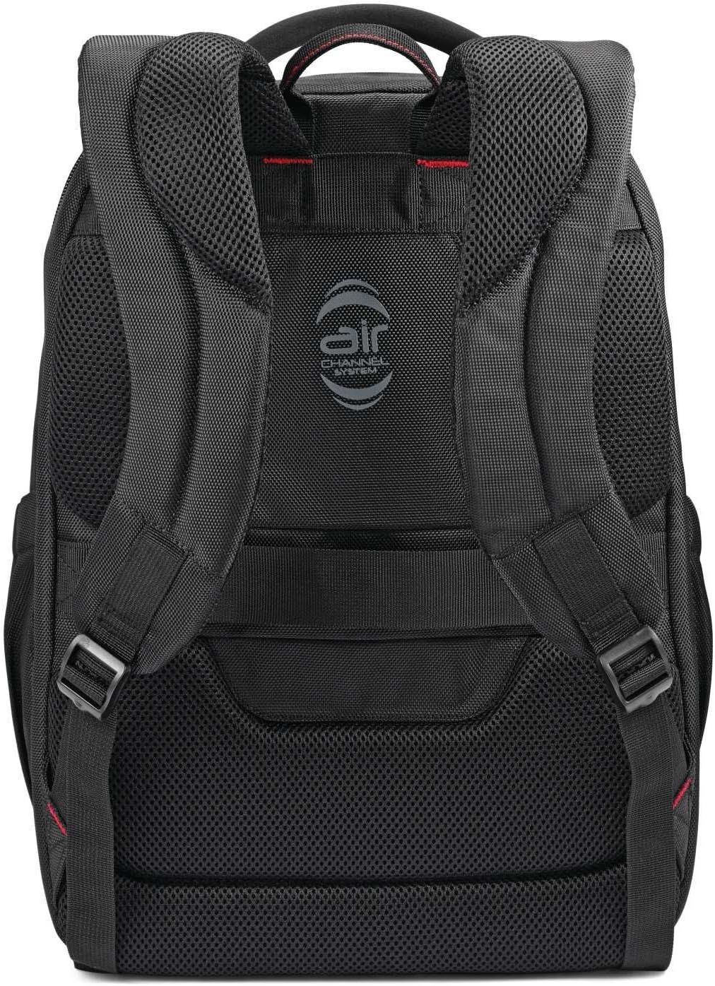 Clean studio view of the padded back panel shows the ventilated back design.
