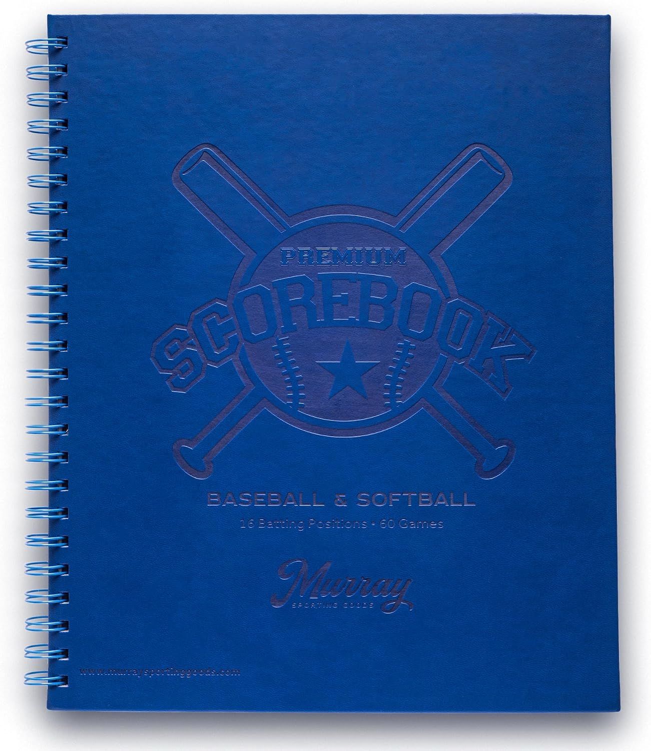 Presents the Murray Premium Scorebook cover and brand name to establish product identity.