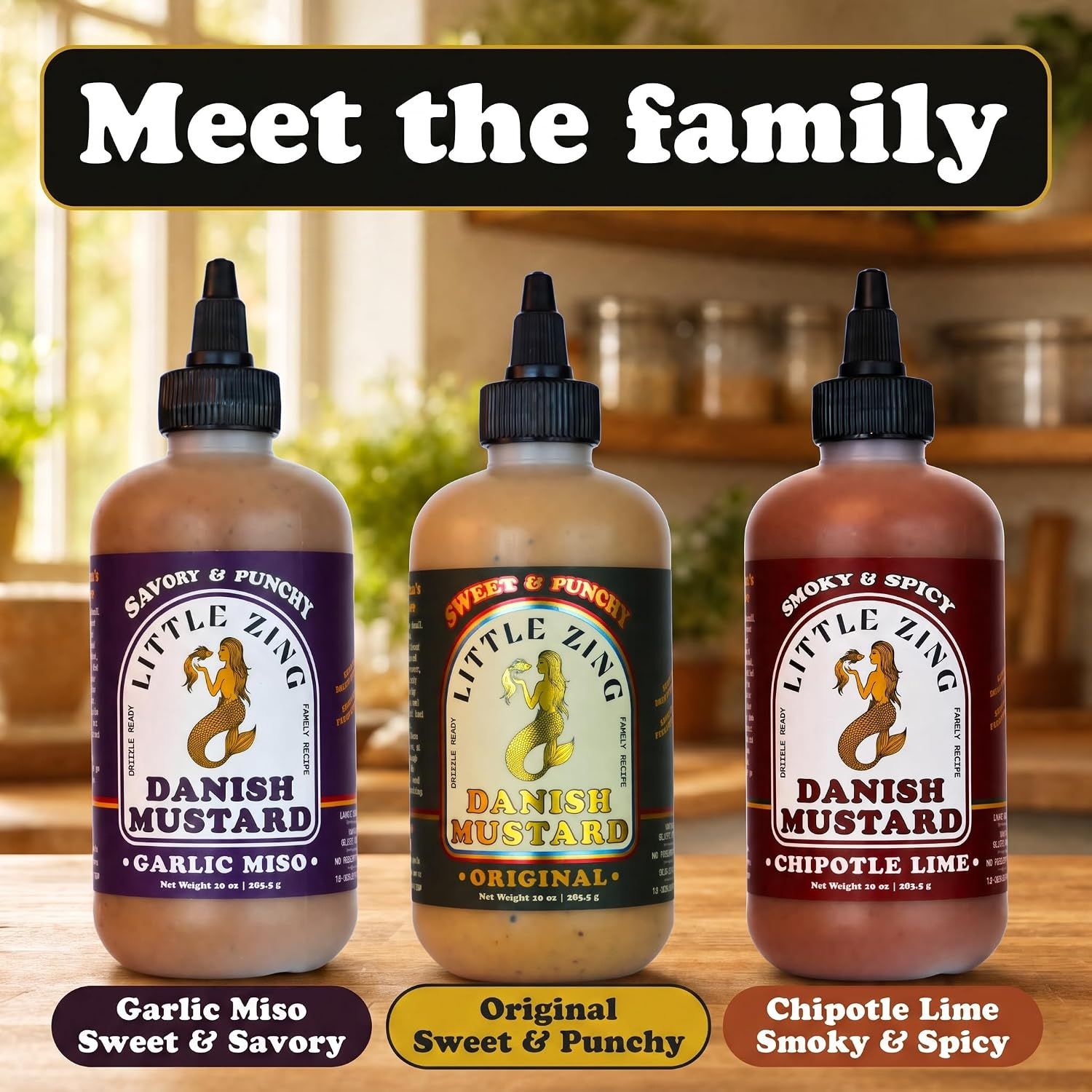 Presents the full Little Zing flavor lineup so shoppers can choose the variant that suits them.