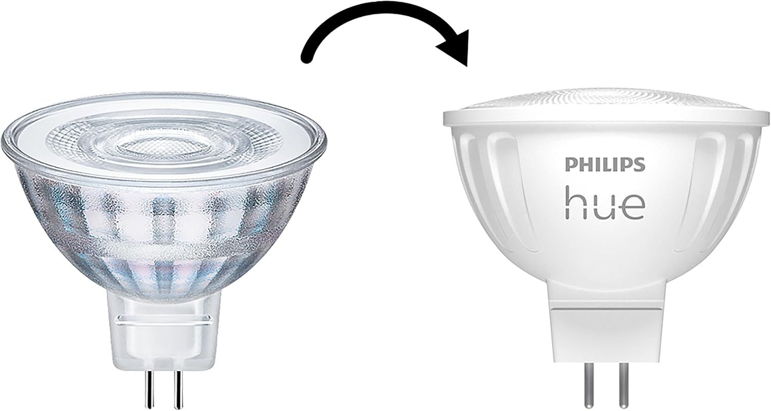 Shows that the standard bulb is simply swapped for the smart bulb, so the setup is easy. Reassures shoppers the smart bulb fits existing fittings as a direct upgrade.