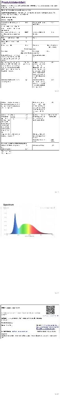 Provides technical datasheet and spectrum information for shoppers who want detailed specifications.
