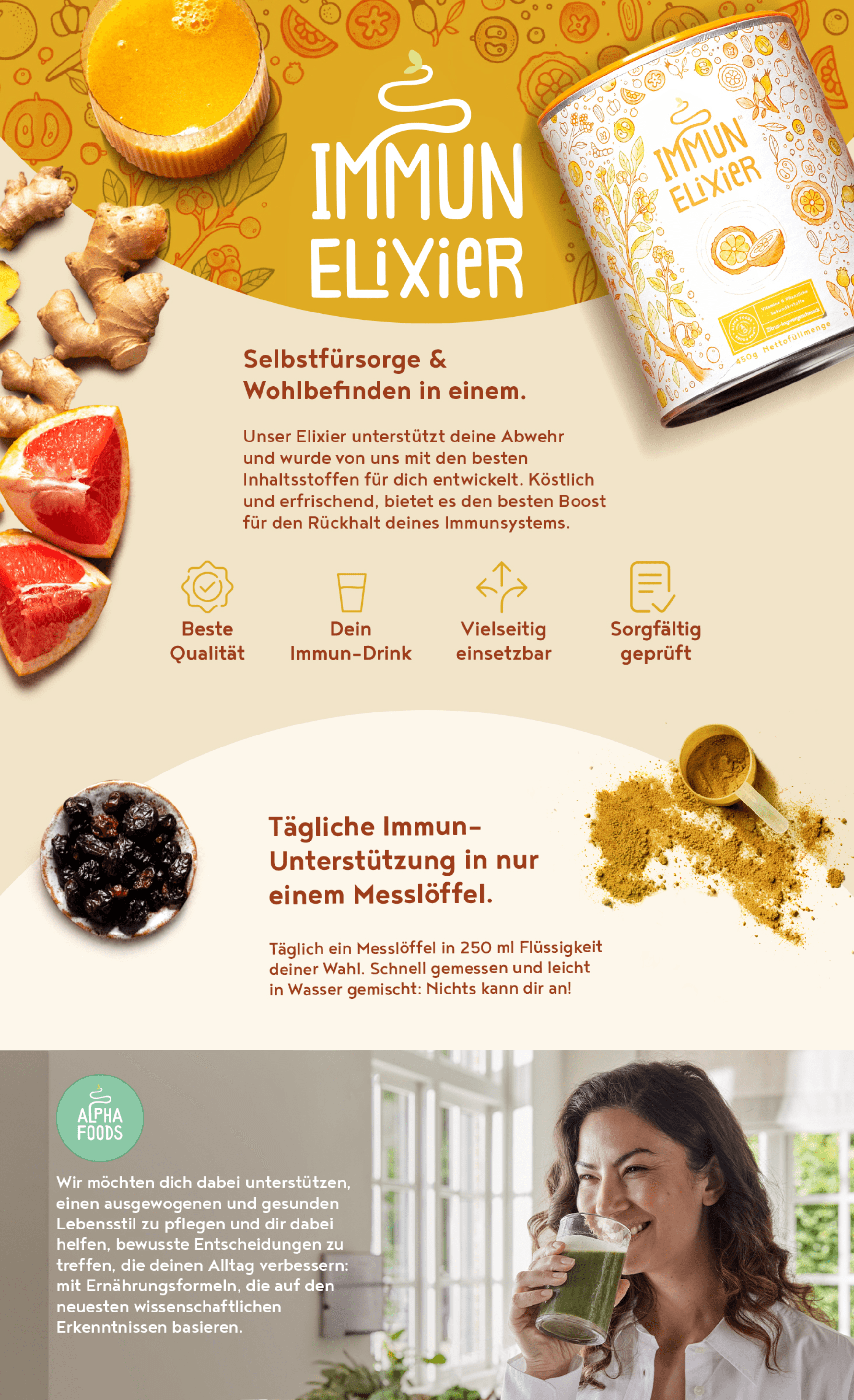 Premium A+ Content for Immun-Elixier