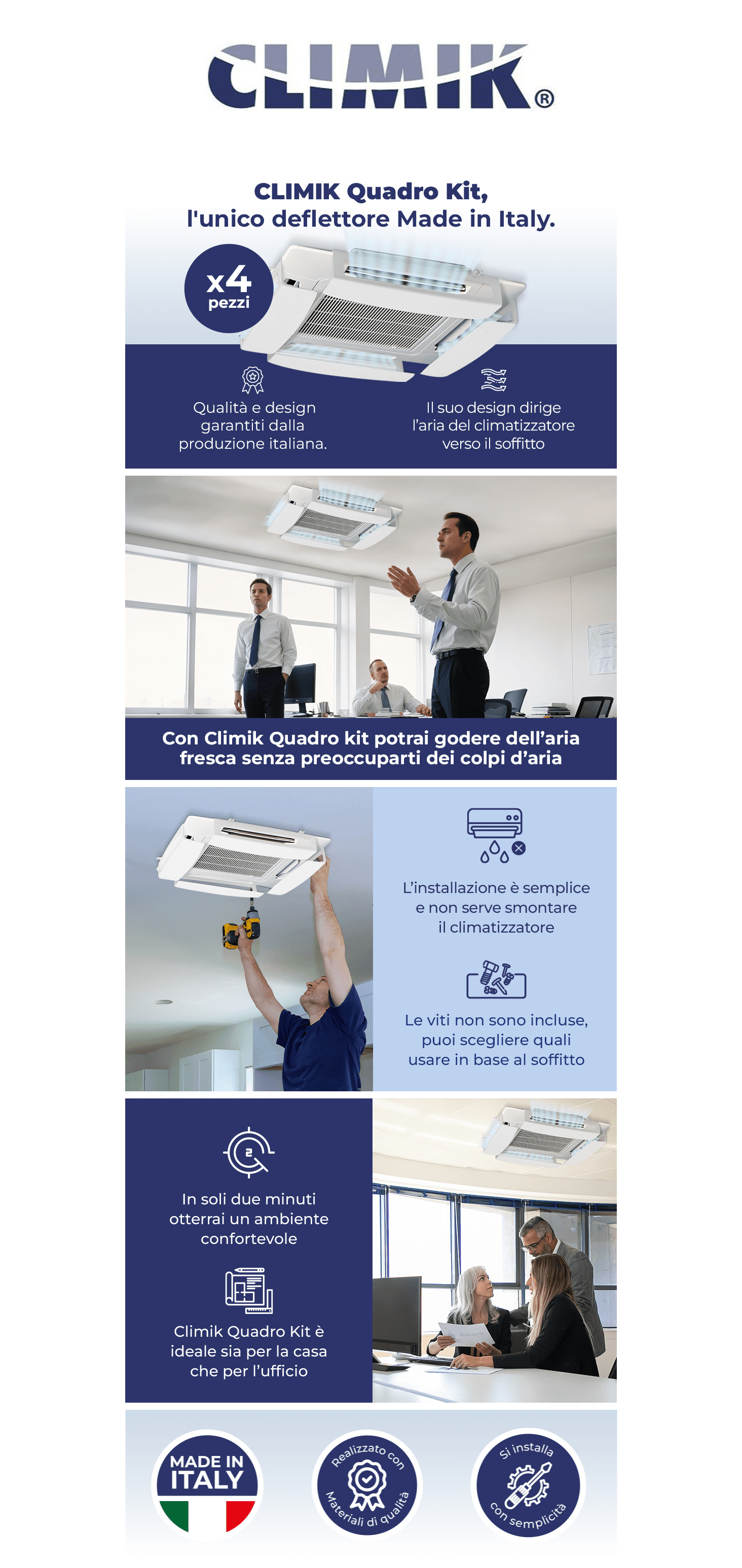 Premium A+ Content for CLIMIK QUADRO