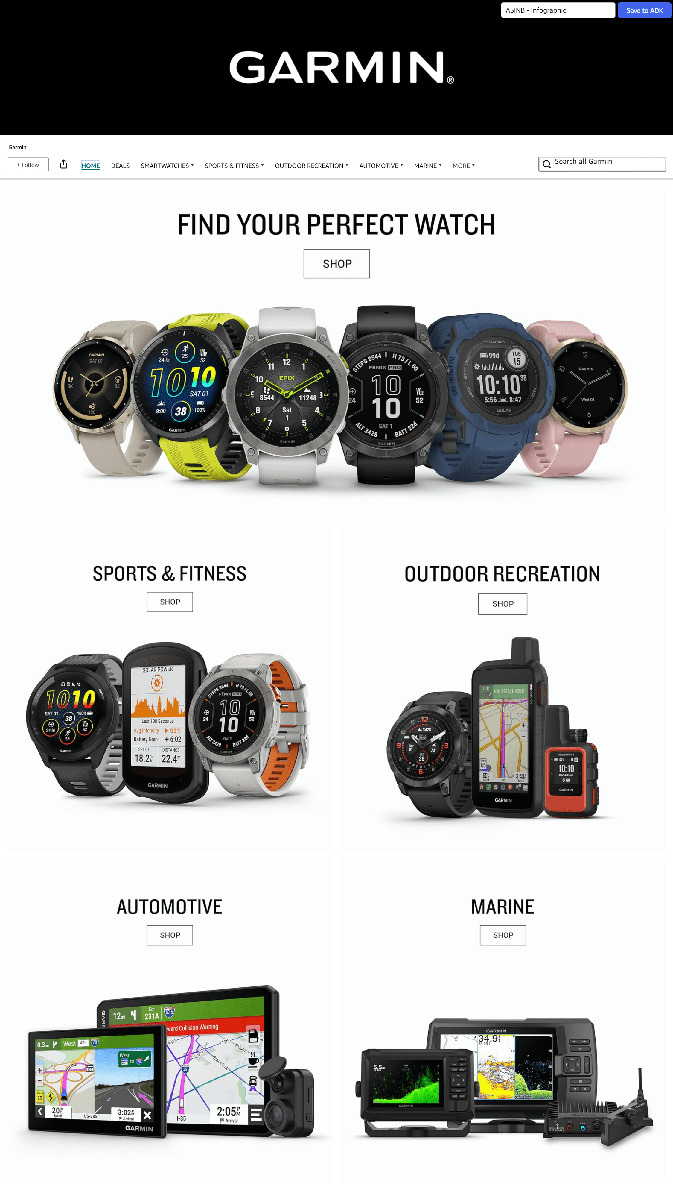 Brand Store for Amazon.com: Garmin