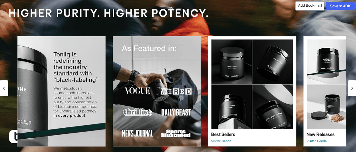 Brand Story for Amazon.com: Toniiq 52,000 mg 40x Extracto Concentrado