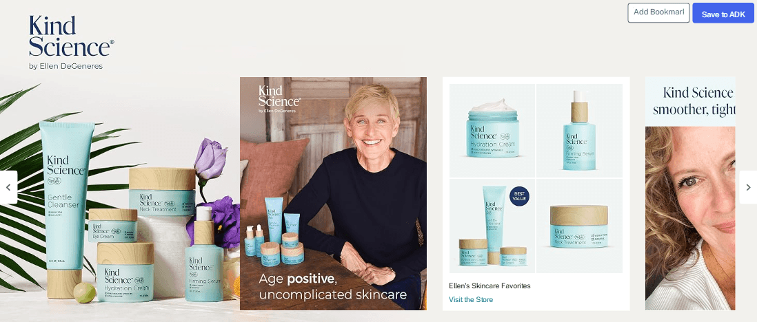 Brand Story for Amazon.com: Kind Science by Ellen DeGeneres Hydration Cream