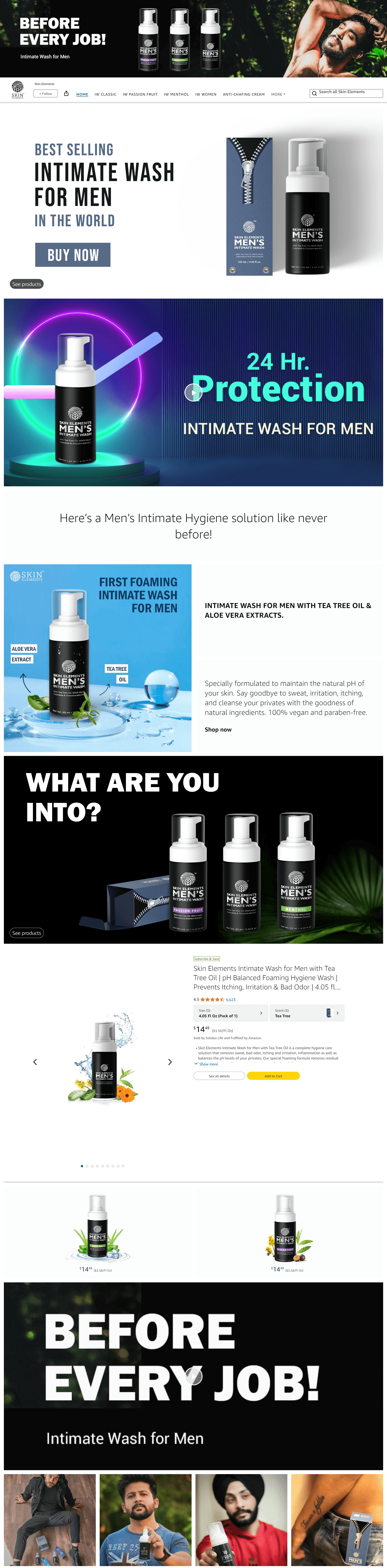 Brand Store for Amazon.com: Skin Elements