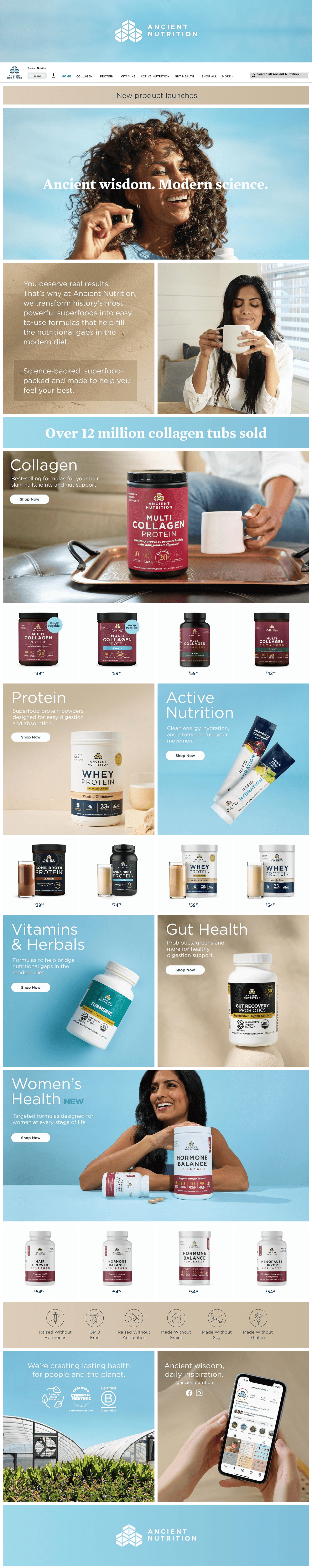 Brand Store for Amazon.com: Ancient Nutrition