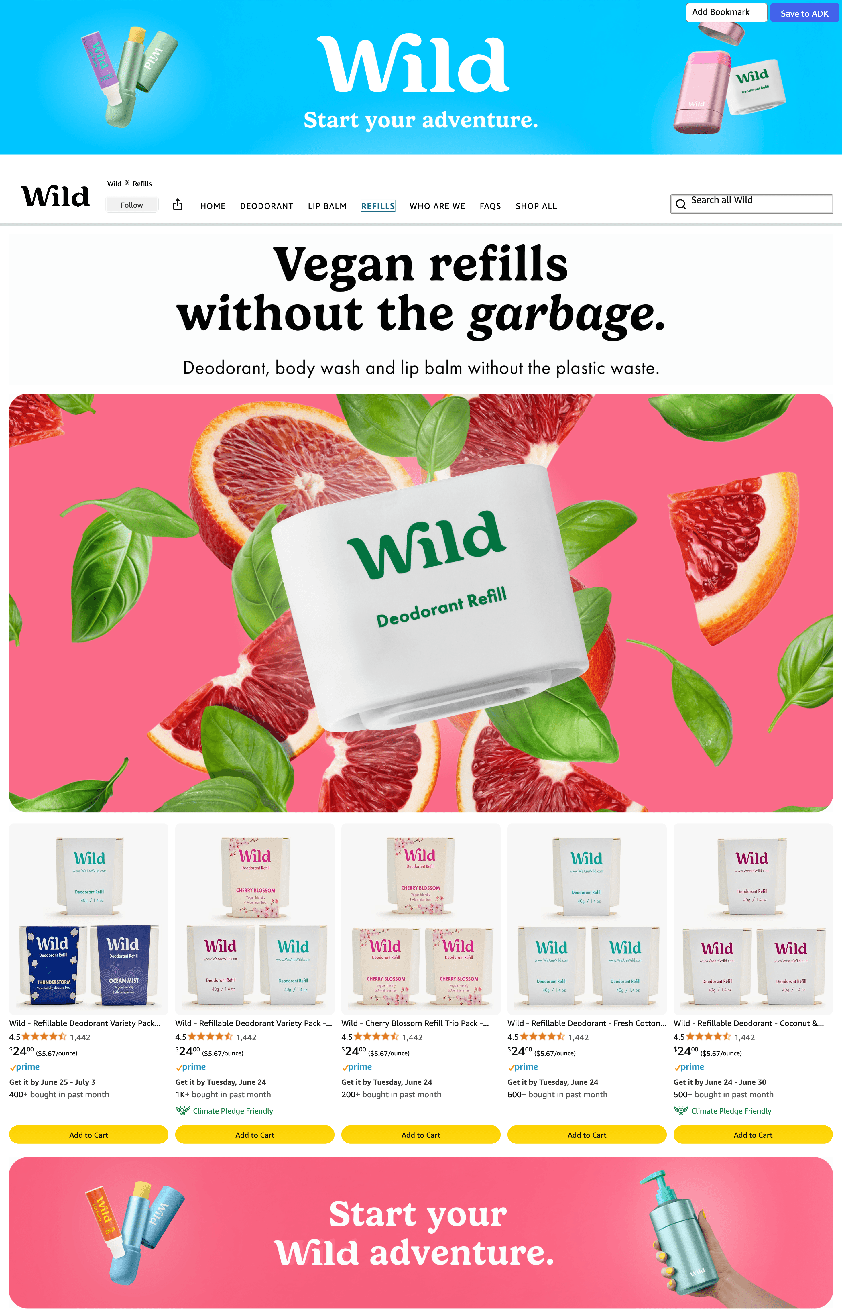 Brand Store for Amazon.com: Wild: Refills