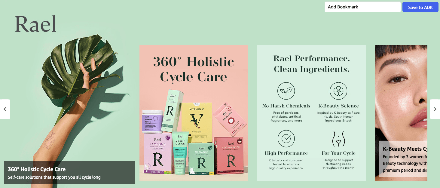 Brand Story for Amazon.com: Rael Pads For Women