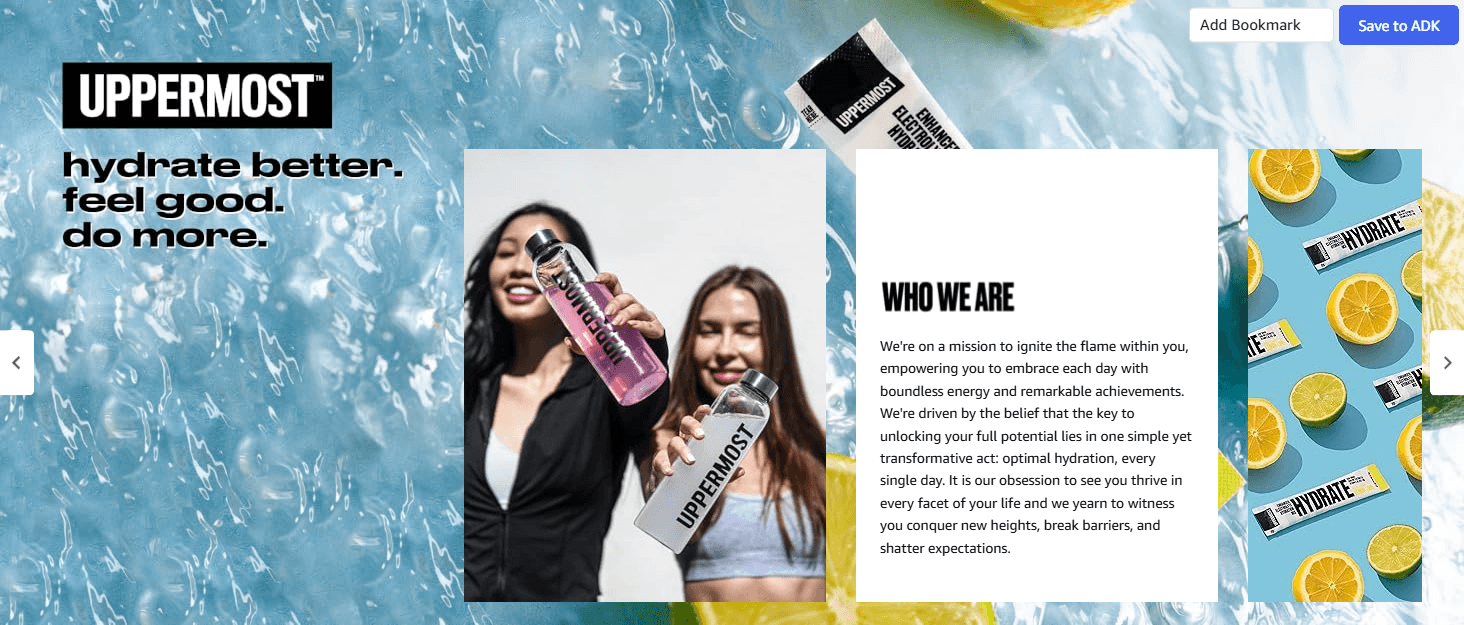 Brand Story for Amazon.com: Uppermost Hydrate Hydration Keto Electrolytes Powder No Sugar Drink Mix