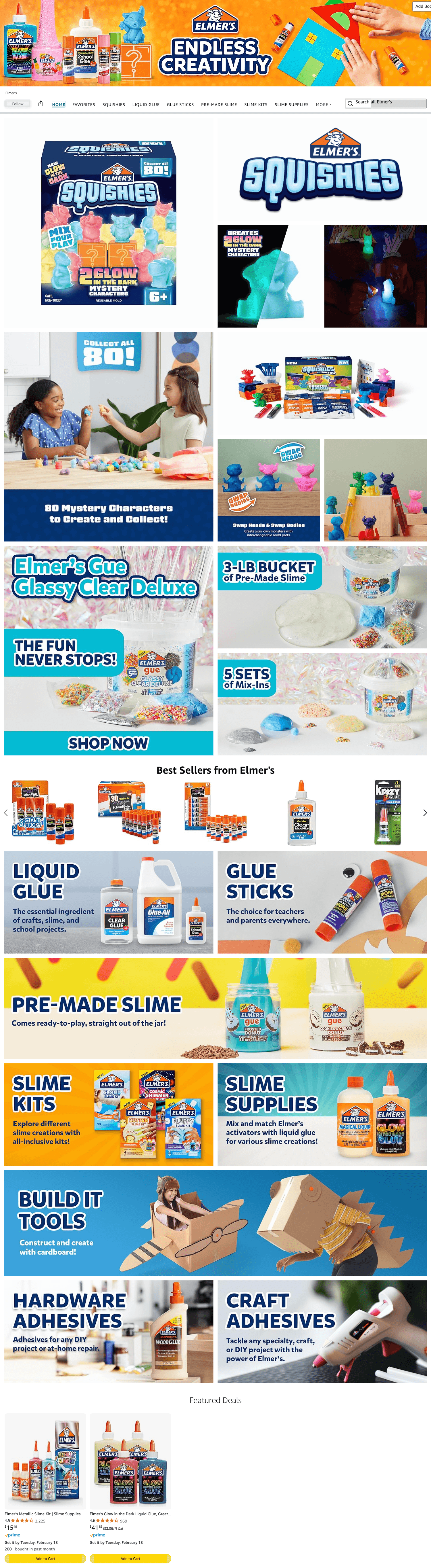 Brand Store for Amazon.com: Elmer's