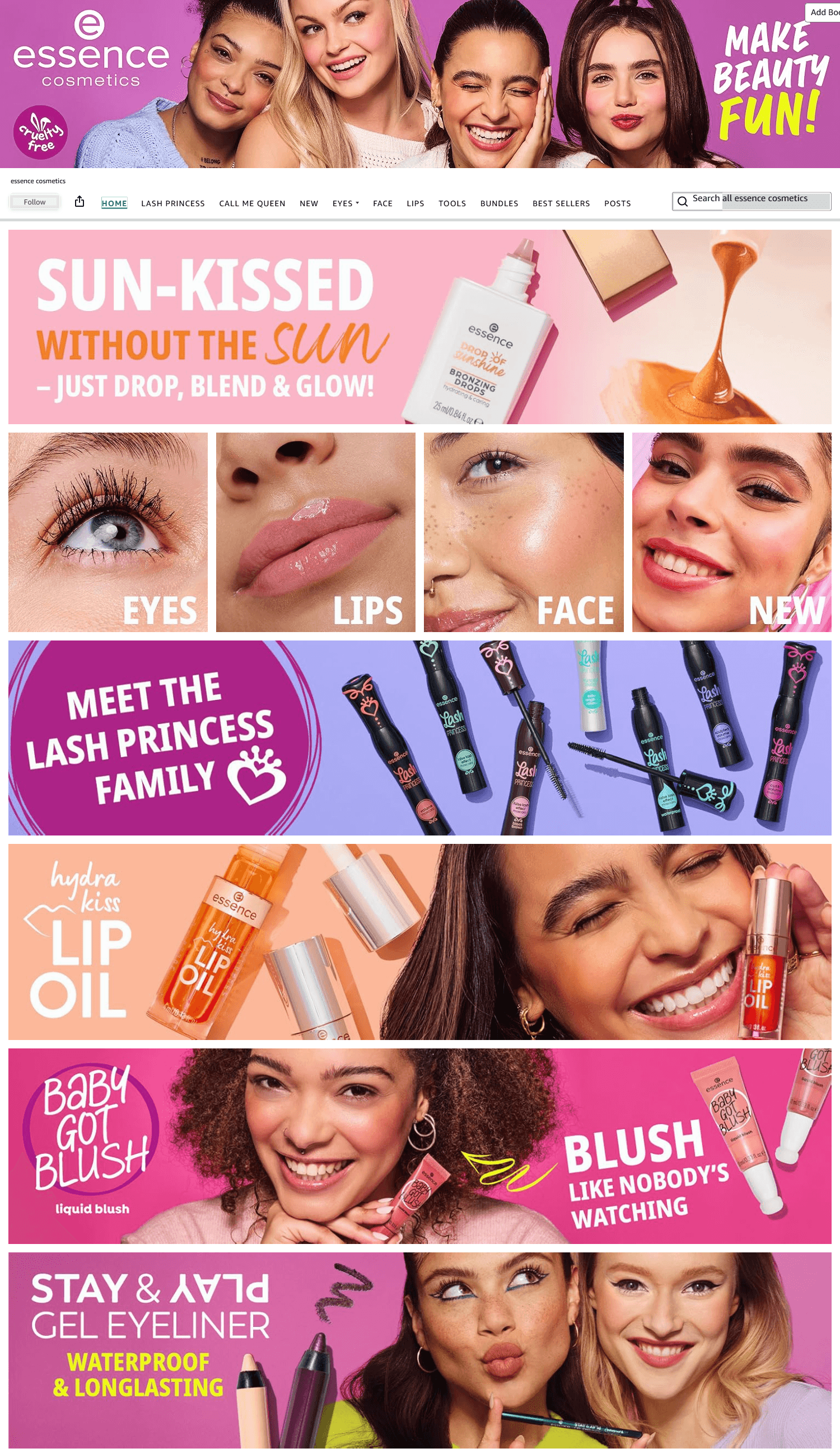 Brand Store for Amazon.com: essence cosmetics