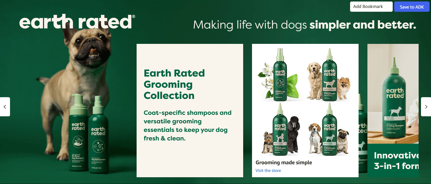 Brand Story for Earth Rated Coat-Specific 3-in-1 Double-Coated Dog & Puppy Shampoo