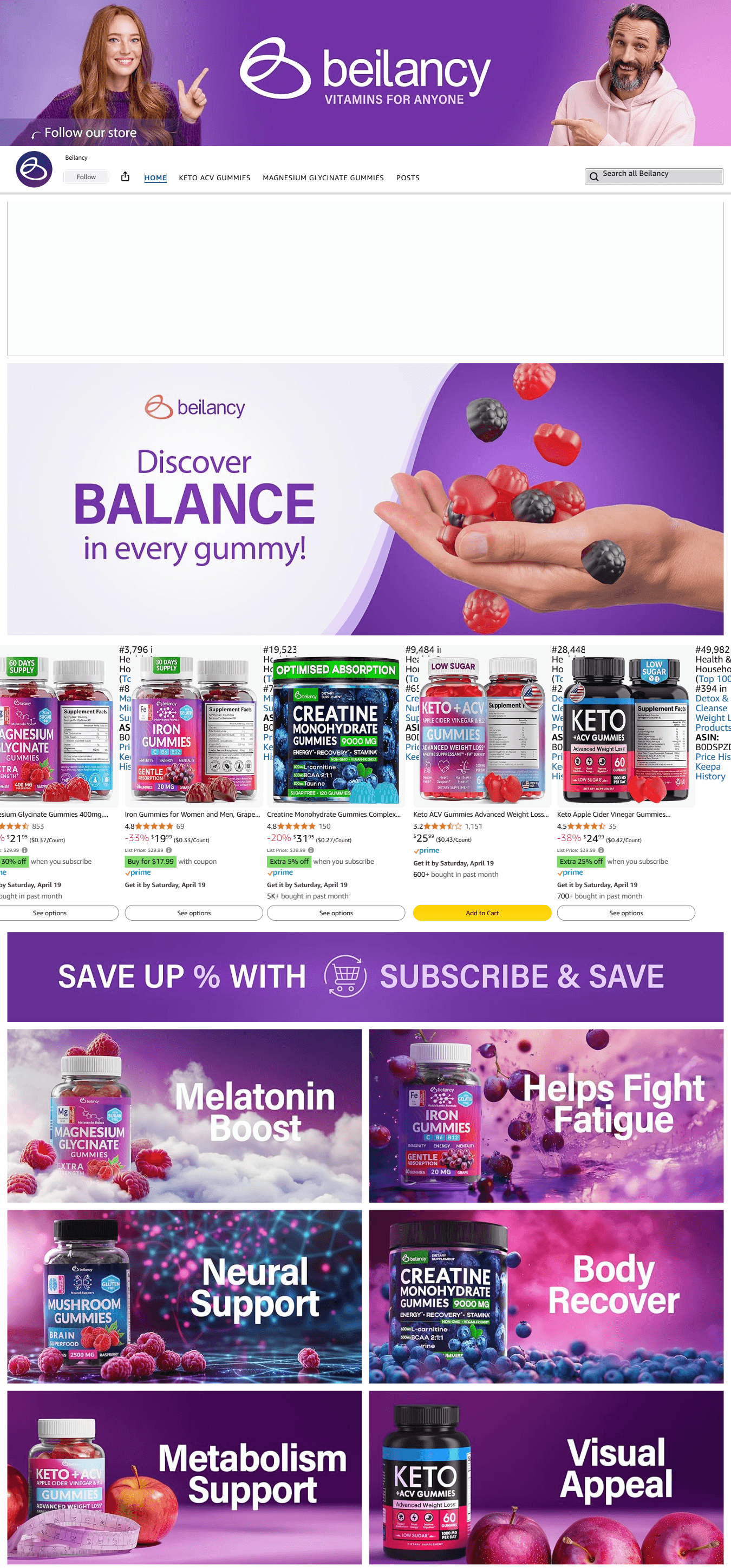 Brand Store for Amazon.com: Beilancy