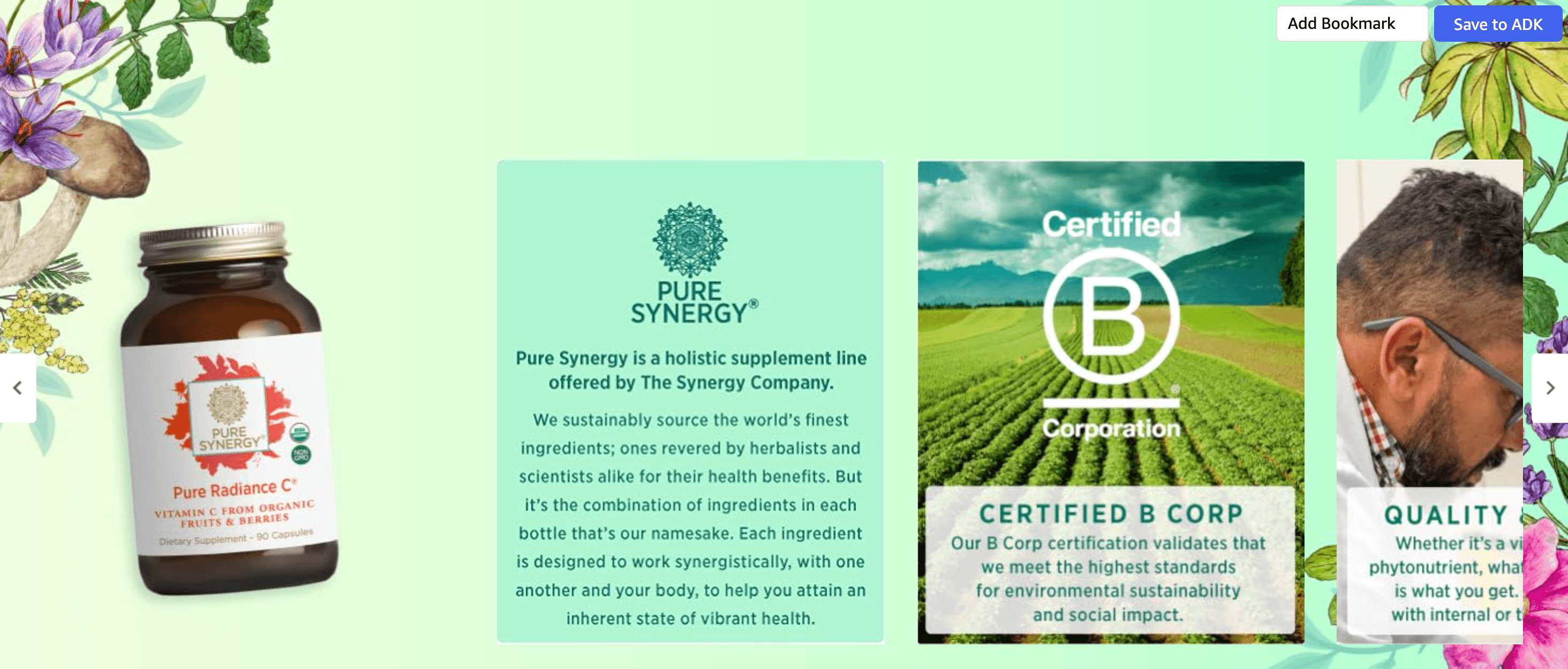 Brand Story for Amazon.com: PURE SYNERGY SuperPure Beta 1,3-Glucan Extract