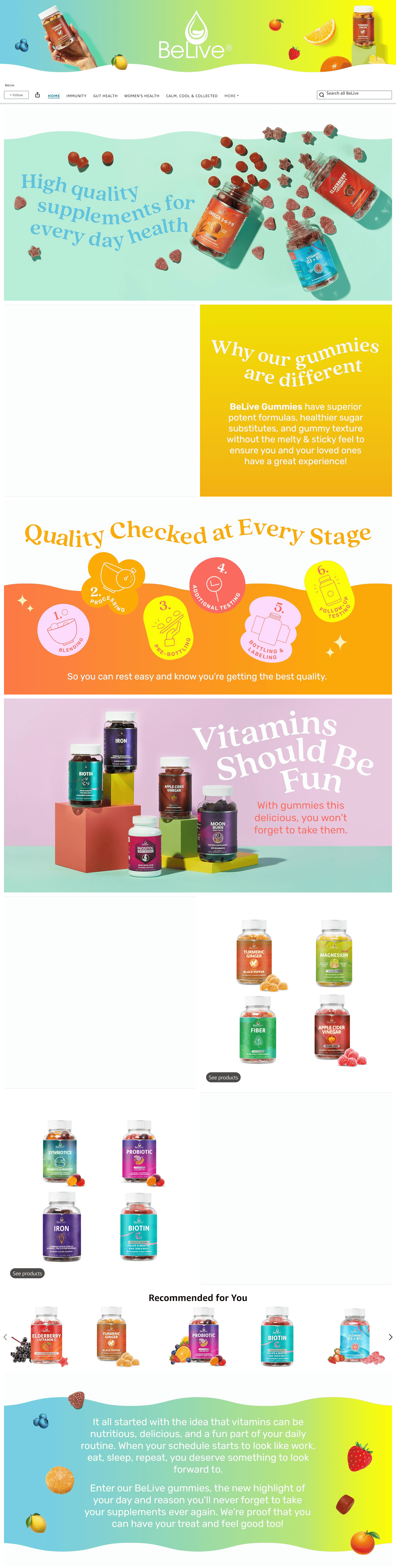 Brand Store for Amazon.com: BeLive
