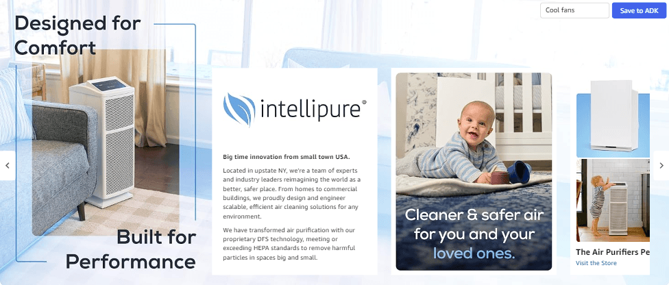 Brand Story for Amazon.com: Intellipure Compact Air Purifier for Home