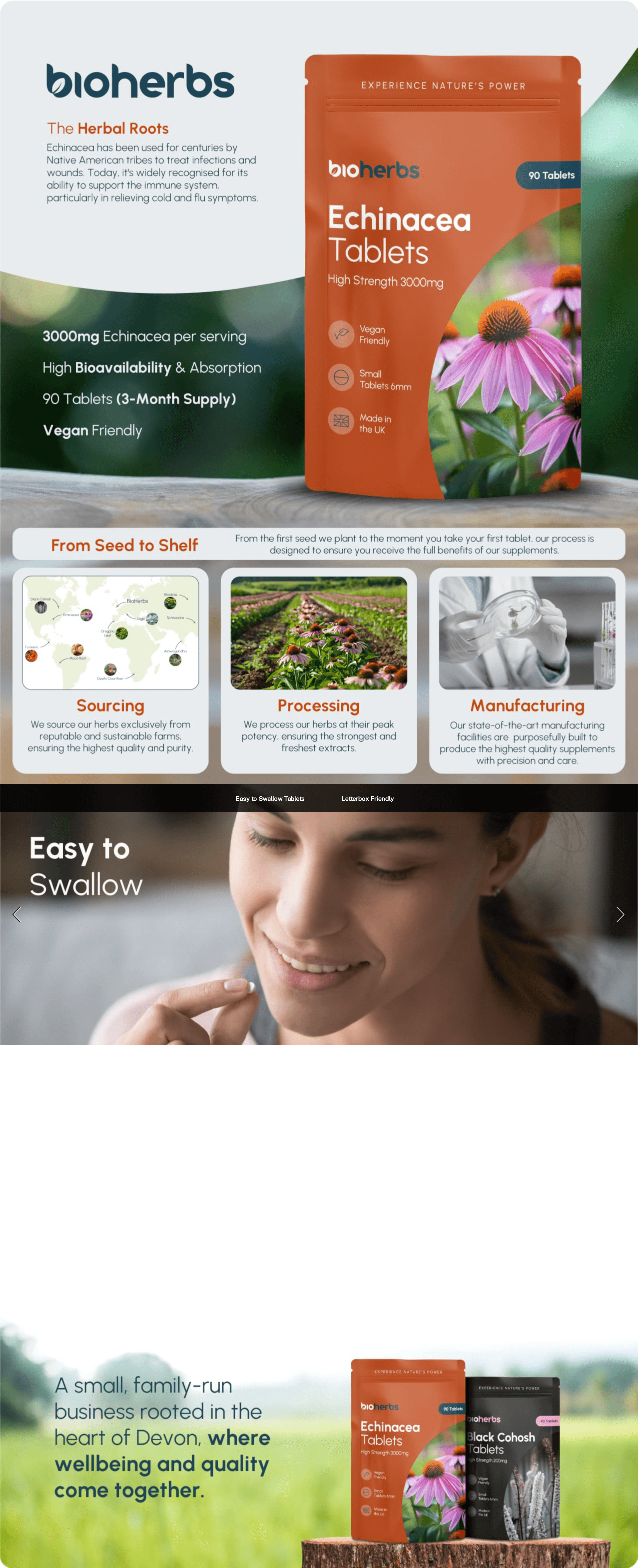 Premium A+ Content for BioHerbs Echinacea Tablets High Strength