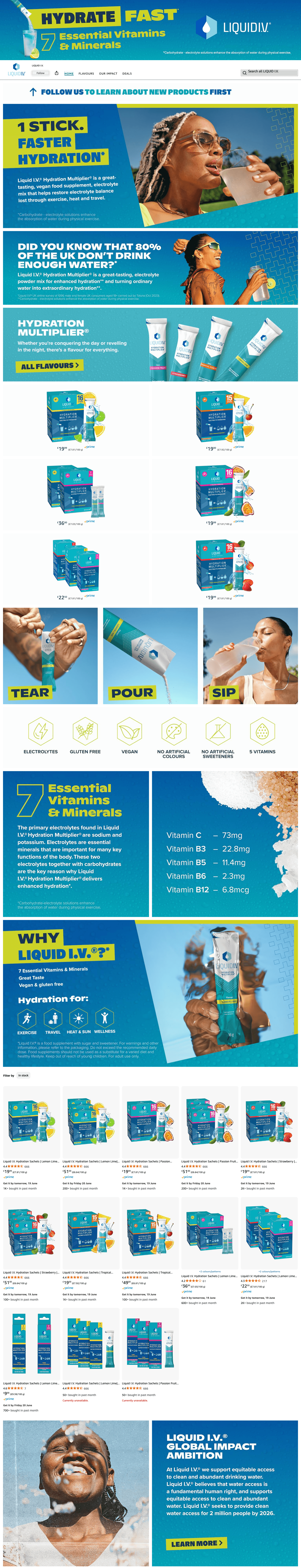 Brand Store for Amazon.co.uk: LIQUID I.V.