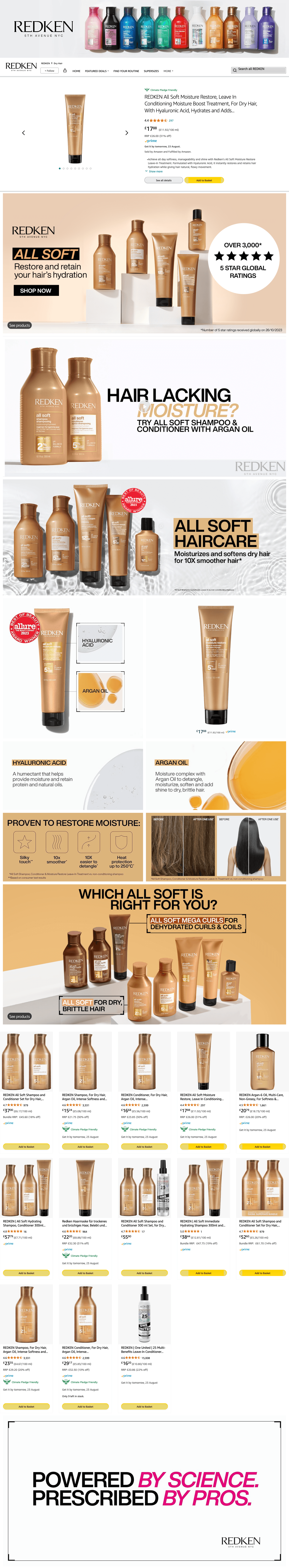 Brand Store for Amazon.co.uk: REDKEN: Dry Hair