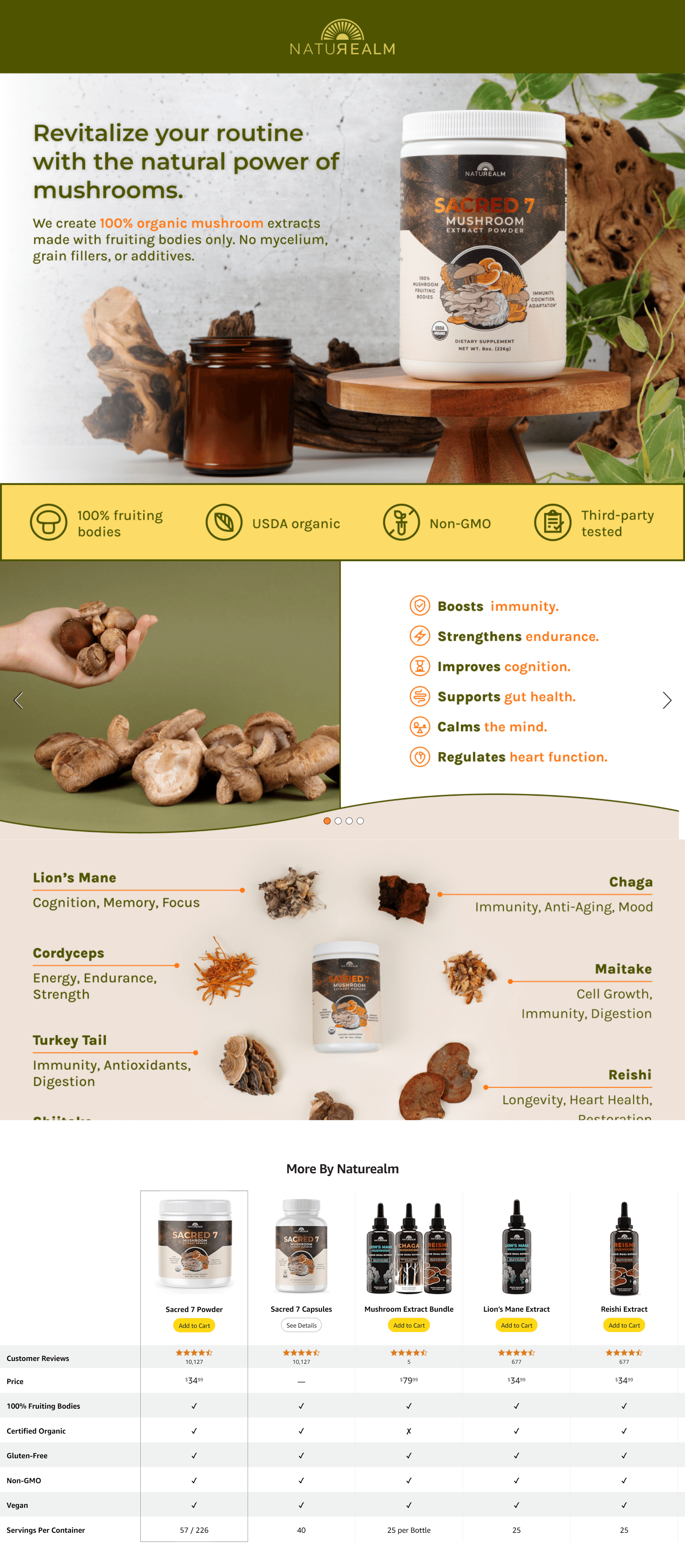 Premium A+ Content for Amazon.com: Naturealm