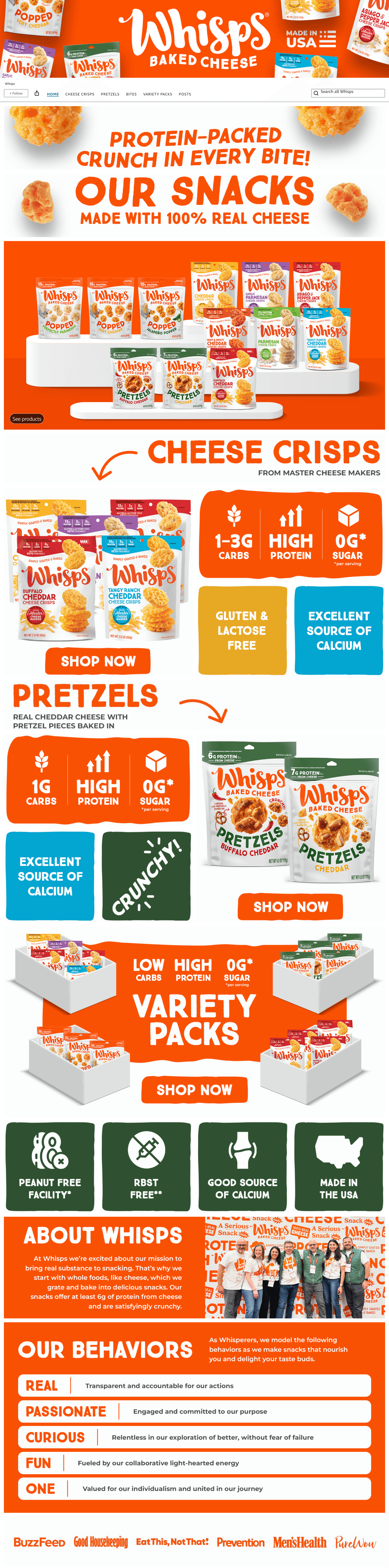 Brand Store for Amazon.com: Whisps