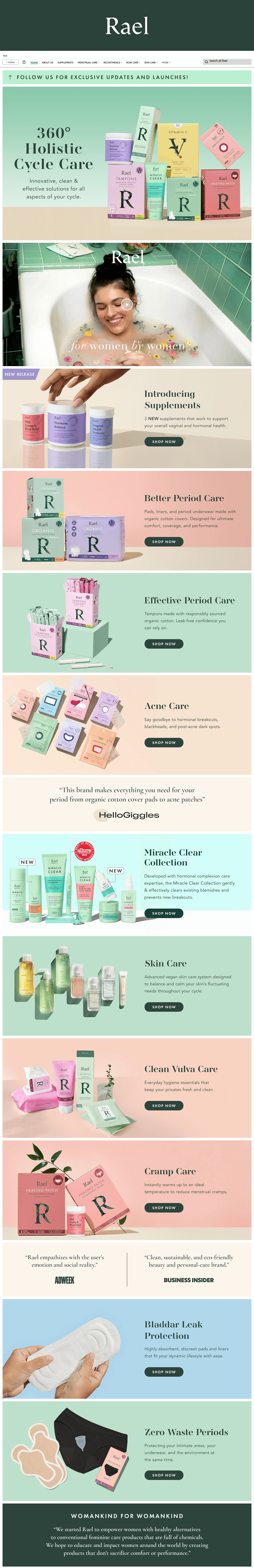 Brand Store for Amazon.com: Rael
