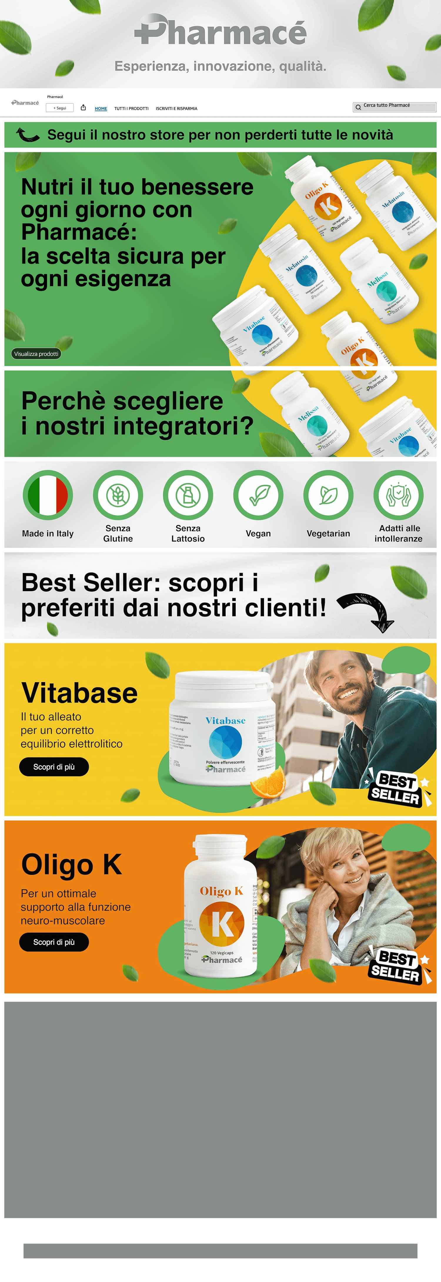 Brand Store for Amazon.it: Pharmacé