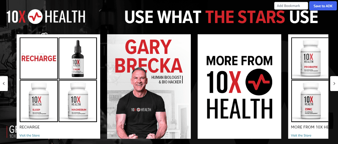 Brand Story for Amazon.com: 10X Health Optimize Methylated Multivitamin for Men & Women