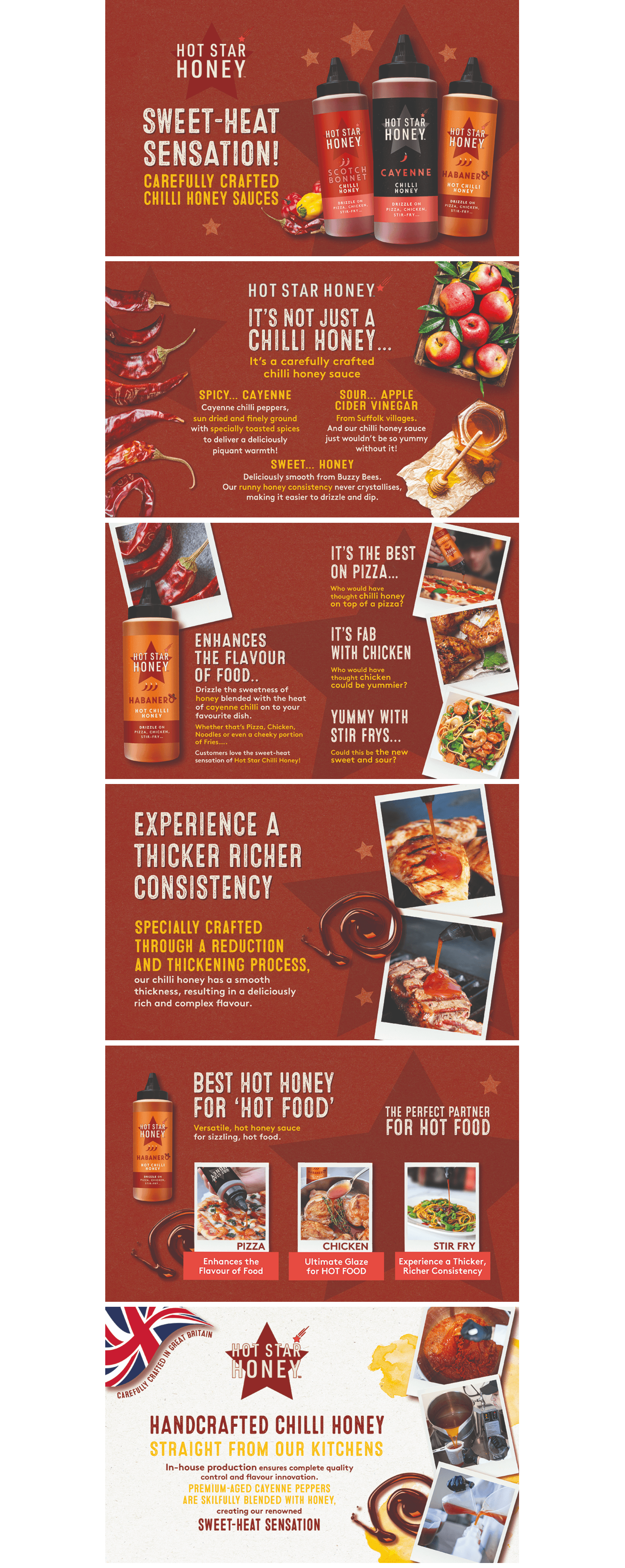 Premium A+ Content for Hot Star Honey Habanero Hot Chilli Honey