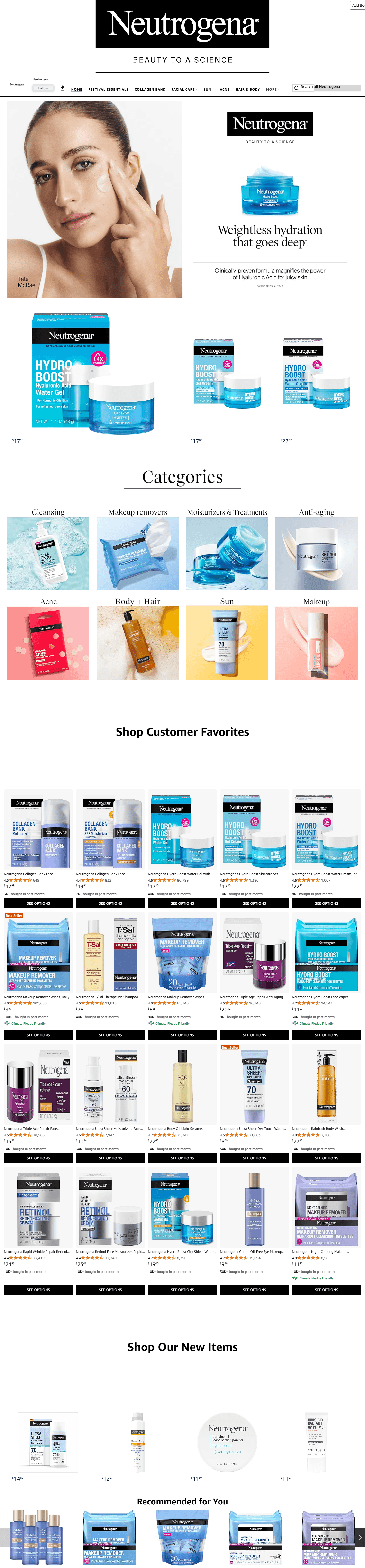 Brand Store for Amazon.com: Neutrogena