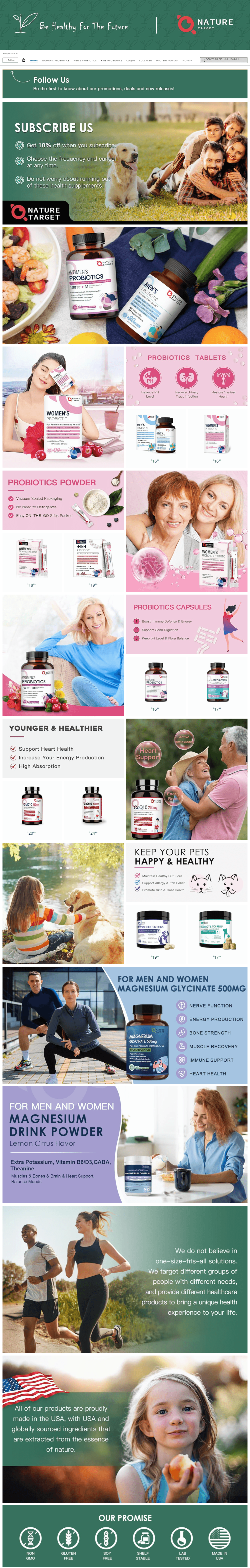 Brand Store for Amazon.com: NATURE TARGET