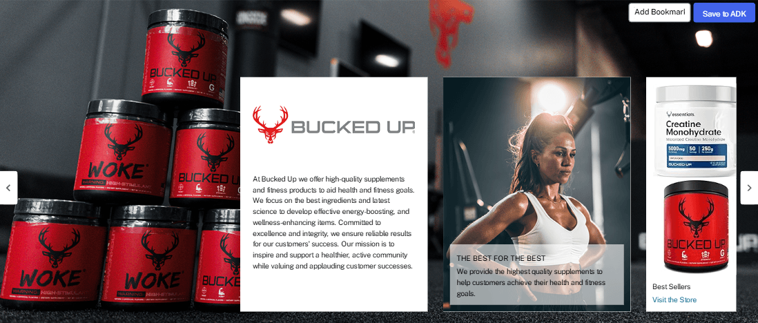 Brand Story for Amazon.com: Bucked Up Pre Workout 6 Grams Citrulline
