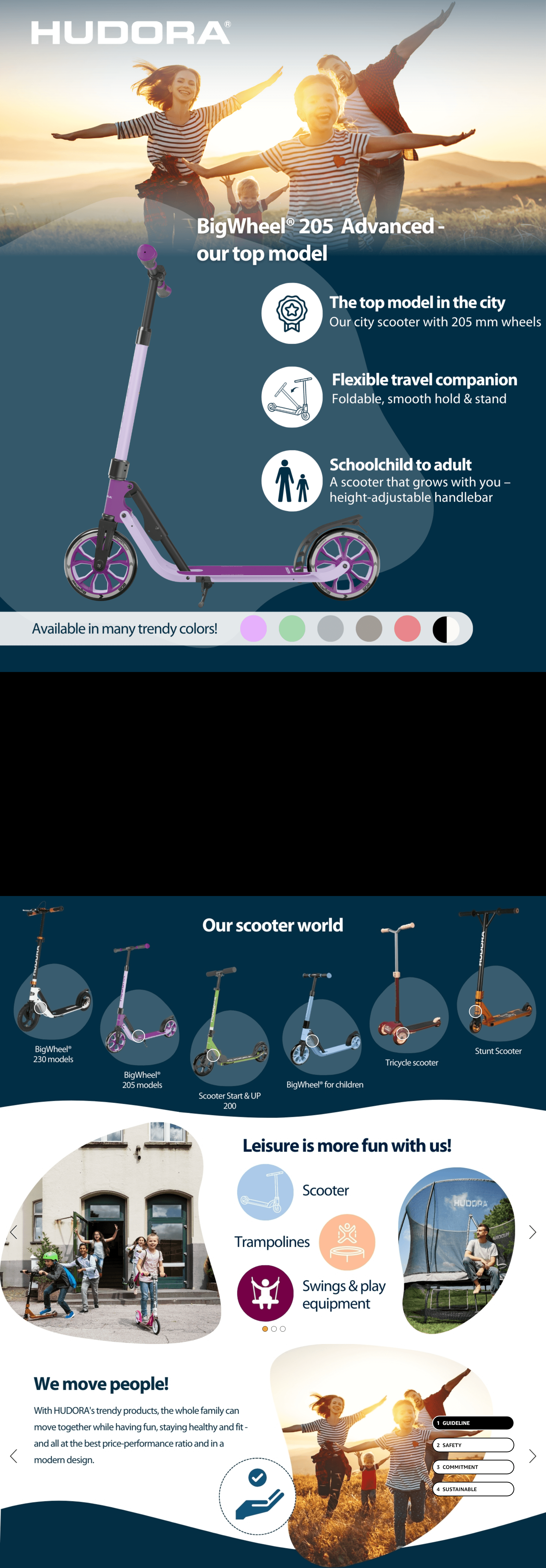 Premium A+ Content for HUDORA BigWheel 205 Advanced Scooter