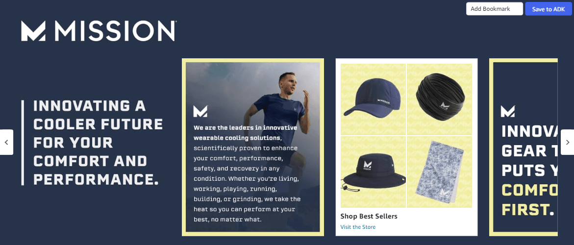 Brand Story for MISSION Cooling Performance Hat