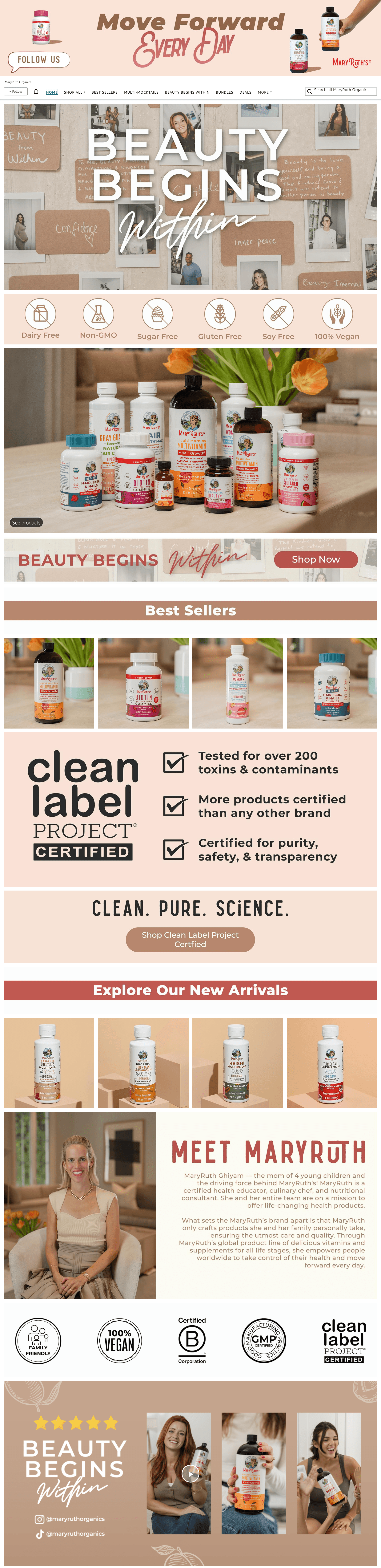 Brand Store for Amazon.com: MaryRuth Organics