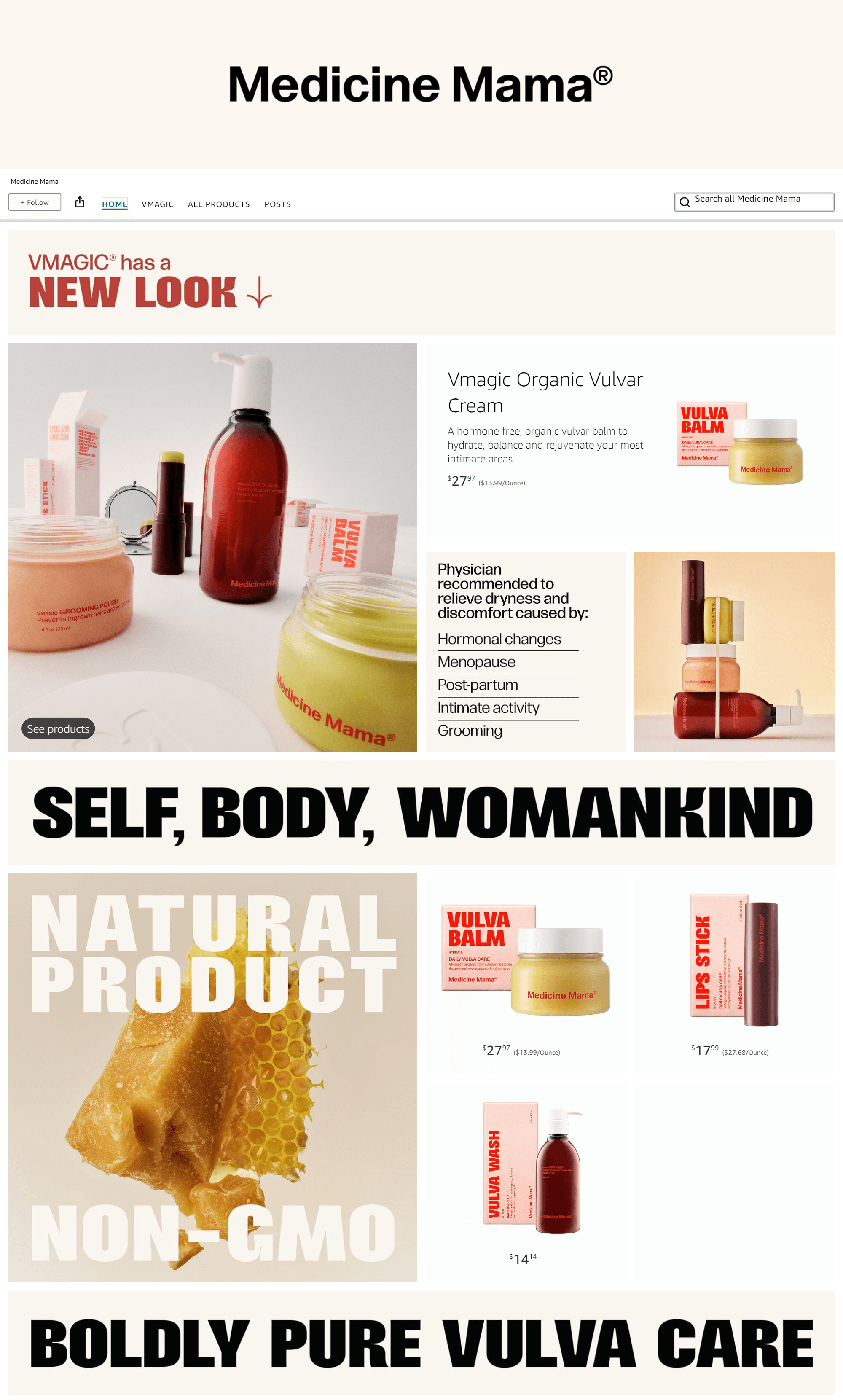 Brand Store for Amazon.com: Medicine Mama