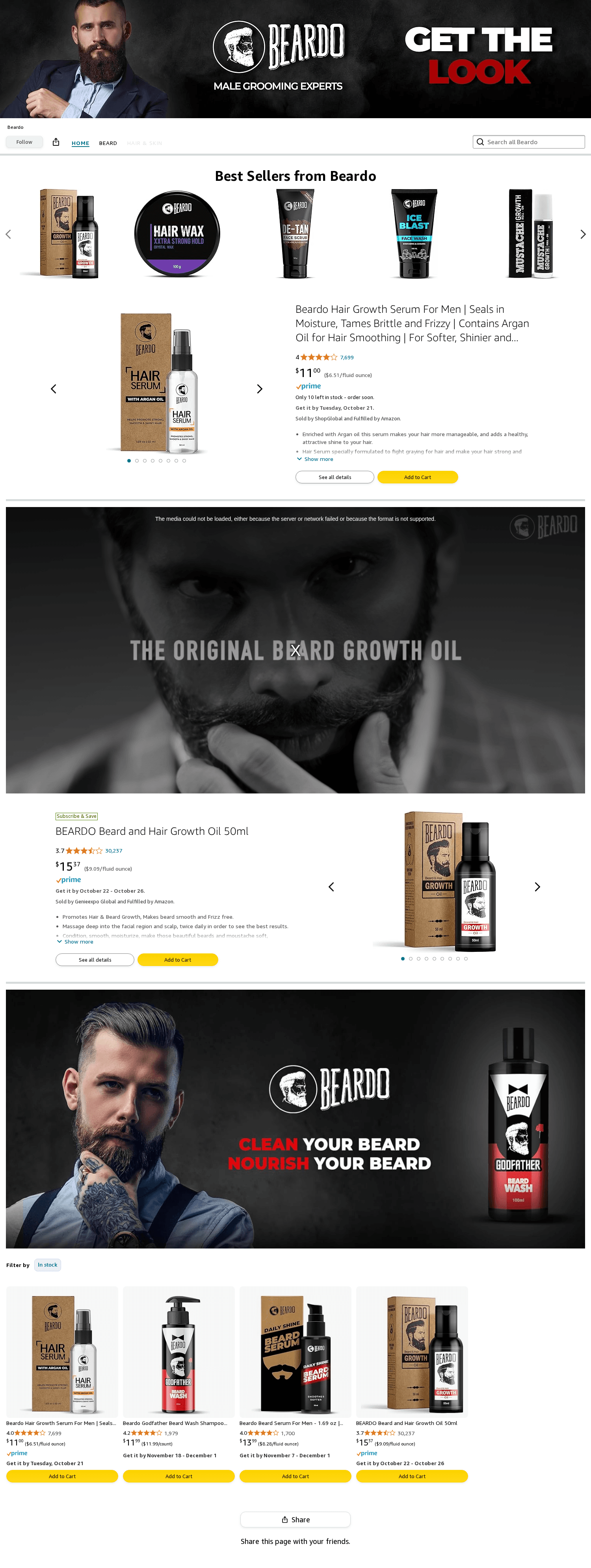 Brand Store for Beardo