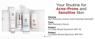 Walks shoppers through a four-step cleanse, treat, protect routine using the brand's product lineup.